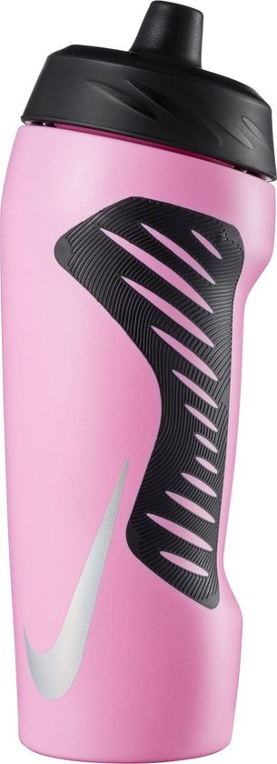Nike Bidon Hyperfuel water bottle 18OZ - 530ml - roze/zwart/zilver