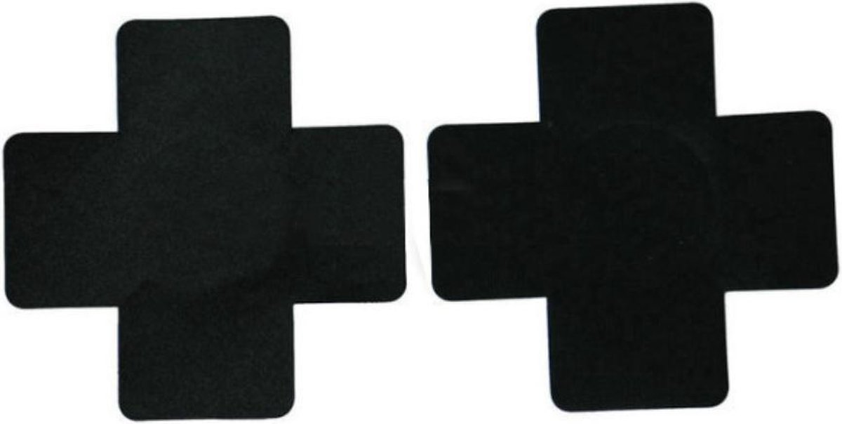 Hiden - Tepelcovers - Kruisjes - Nipple covers - Sexy - Zwart