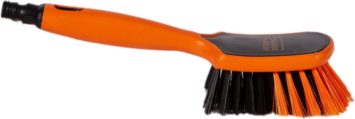 Goedkoopste Portuur - OrangeBrush- Schrobborstel - Waterdoorlatend -Gardena aansluiting - Gemaakt van gerecycled kunststof - OB21102