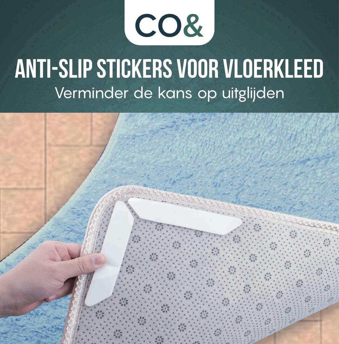 Zegenen weggooien Leeg de prullenbak CO& 16 Anti-slip Onderkleed - Siliconen - Wit | bol.com