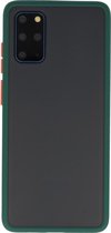 Hardcase Backcover - Hoesje Geschikt voor Samsung Galaxy S20 Plus Donker Groen