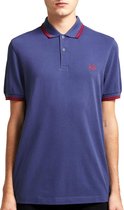 Fred Perry Poloshirt - Mannen - donkerblauw/rood