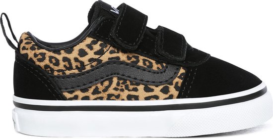 Vans TD Ward V Meisjes Sneakers - (Cheetah) Black/White - Maat 25 | bol.com