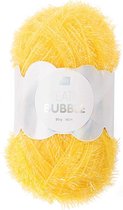Rico Creative Bubble 002 geel - polyester / schuurspons garen - naald 2 a 4mm - 1bol