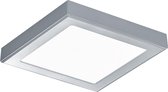 LED Plafondlamp - Plafondverlichting - Inbouw - Trion Ruo - 18W - Warm Wit 3000K - Vierkant - Mat Titaan - Kunststof - BES LED