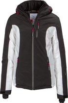 Maupiti Ski-jas Kosima Dames Polyester Zwart/wit Maat Xl