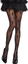 Amscan Panty Kruizen Dames Nylon Zwart One-size
