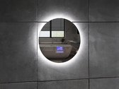 Mawialux LED Spiegel - 50cm - Rond - Verwarming - Digitale Klok - Bluetooth - ML-50NMR