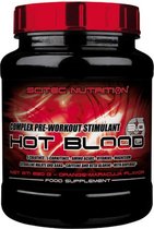 Scitec Nutrition - Hot Blood 3.0 - complex pre workout stimulant - 820 gram - Orange-Maracuja