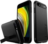 Hoesje Apple iPhone SE (2020) - Spigen Slim Armor Case- Zwart