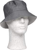 Vissershoedje – One Size – Grijs - Outdoor hoed - Zonnehoedje - Camouflage pet - Bush hat - Camping Cap