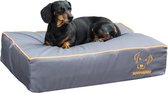 Bodyguard - Royaal bed voor honden - S - Grijs - 65 x 50 cm - Hondenkussen Hondenbed