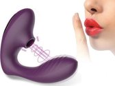 De Luxe Luchtdruk G-spot & clitoris Vibrator - Vibrator Orgasme – Krachtige vibrator met luchtdruk golven– Sex G-spot Stimulator – Intens Sexspeetje – Vagina Genot – 100% – 10 Luchtdruk & 10 