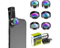 APEXEL Universele 6 in 1 Smartphone Camera Lens