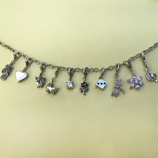 Charm Per Braccialetto Nomination - In Acciaio Inox Con Zirconi, Modulo 9mm - Foto 3