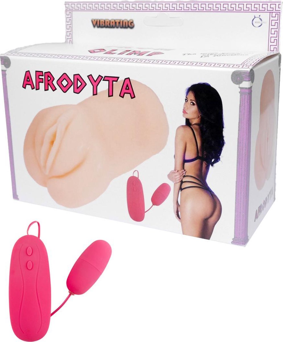 Goedkoopste Bossoftoys - Afrodyta - Masturbator - Vibrating - Vagina - Zwaar 640 gram - 26-00008