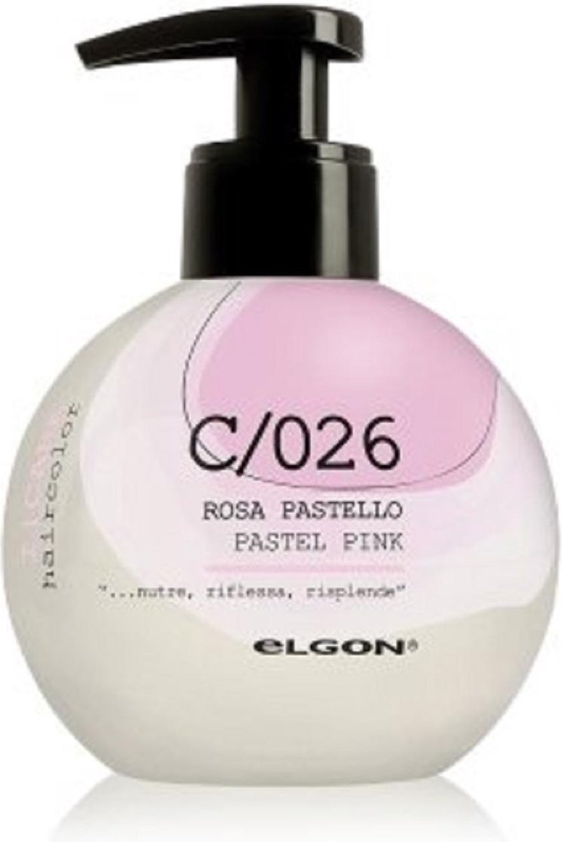 Elgon ICare C/026 Pastel Pink - Mousse Kleurconditioner - Pastel Roze - Zonder Ammoniak - 200 ml