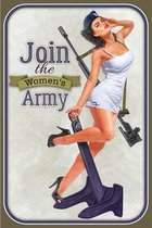 Wandbord - Join The Women's Army