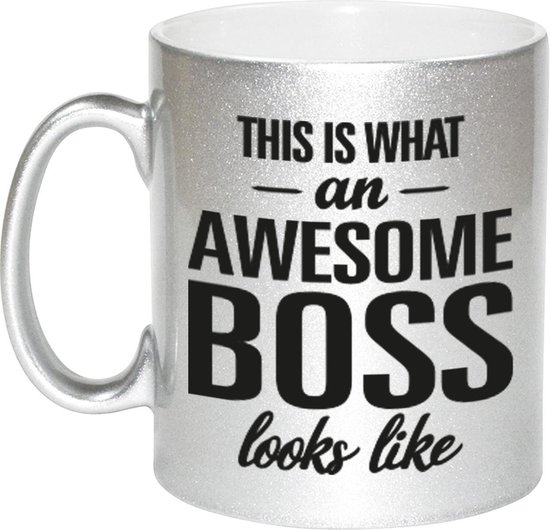 bol.com | This is what an awesome boss looks like tekst cadeau mok / beker  - 330 ml -...