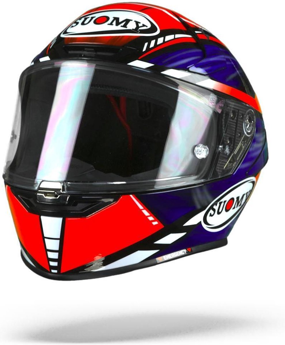 Suomy SR-GP On Board Blauw Rood XXL