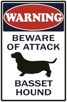 Wandbord - Warning Beware Of Attack