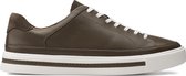 Clarks Un Maui Tie Dames Veterschoenen - Dark Olive Lea - Maat 37