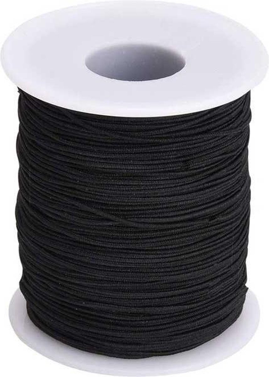 Corde élastique Plate En Nylon 5 Mm X 20 M - Bleu Ciel Pour Couture, DIY, Vêtements, Accessoires Cheveux