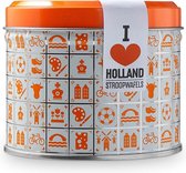 Daelmans Caramel Stroopwafels en boîte Oranje | Boîte de 9 canettes