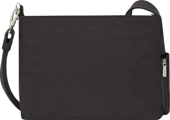 Travelon Unisex Urban Urban - Anti-diefstal kleine crossbody tas, Zwart, 14 x 10.25 x 4.75, Travelon Anti-diefstal Urban Messenger Bag