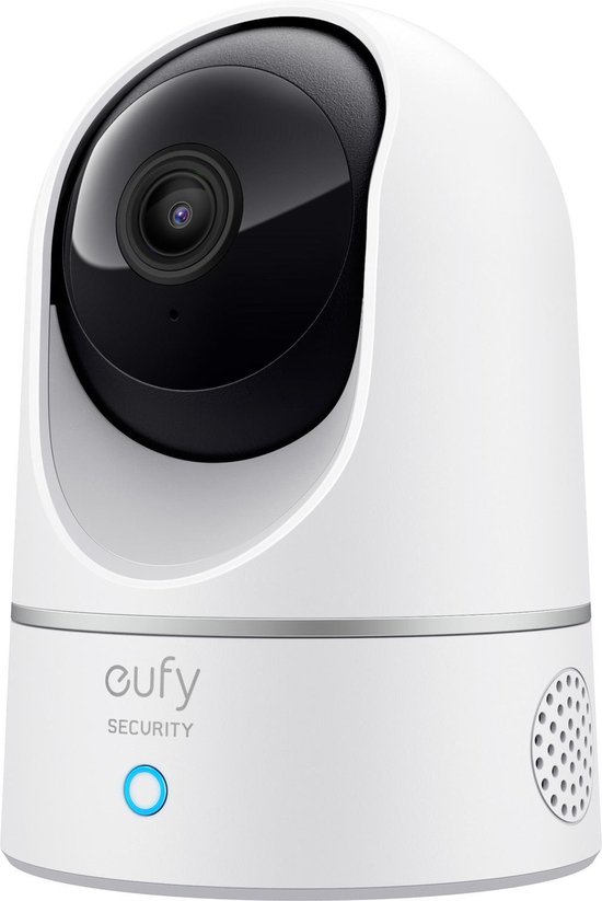 IP-camera - Eufy by Anker 2K Indoor Camera - Pan & Tilt - Beveiligingscamera voor binnen - Wit