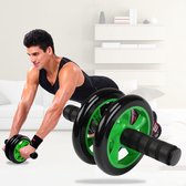 Ab Wheel - Ab Roller - Ab Wiel - buikspiertrainer - Fitness Wiel - Training Wiel - Met Fitness Mat
