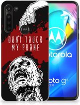 GSM Hoesje Motorola Moto G8 Power Back Case TPU Siliconen Hoesje Zombie Blood