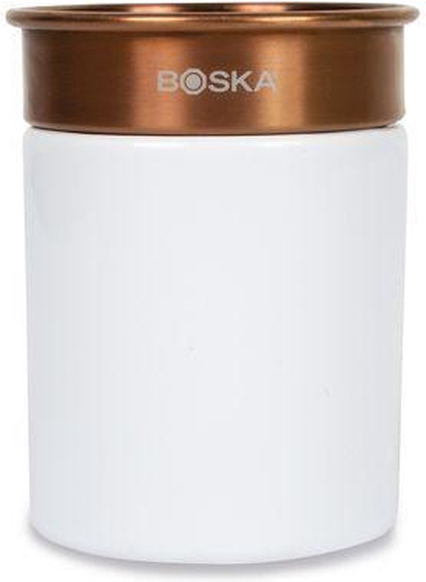 Boska Choco Flaker - Maak je eigen Chocoladevlokken - Keramiek - Wit/Koper