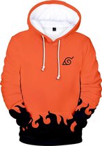 Naruto Hoodie Oranje - Maat L