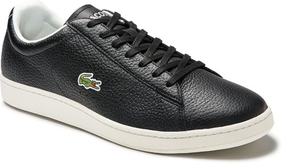 Lacoste Carnaby Evo 2 SMA Heren Sneakers - Black/Off White - Maat 41