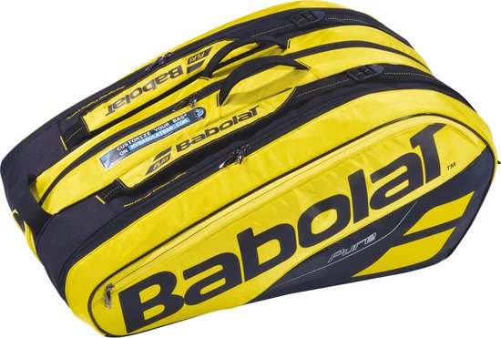 Babolat Pure X12 Racketholder - Tennistas - Tot rackets - Geel | bol.com
