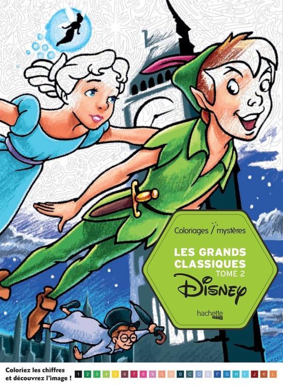 Disney Les Grands Classiques - Kleuren op nummer Kleurboek volwassenen bol.com