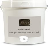 Lifestyle Pearl Mat - Extra reinigbare muurverf - Wit - 10 liter