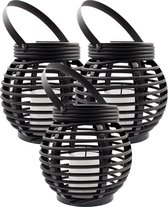 Solar lantaarn Basket - Voordeelset - Small 3 stuks