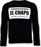 Exclusieve Sweater Heren - Joaquin Guzman El Chapo - Zwart