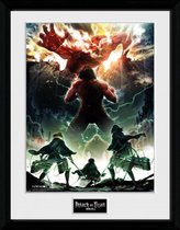 Gb Eye Poster In Lijst Attack On Titan Key Art 30 X 40 Cm