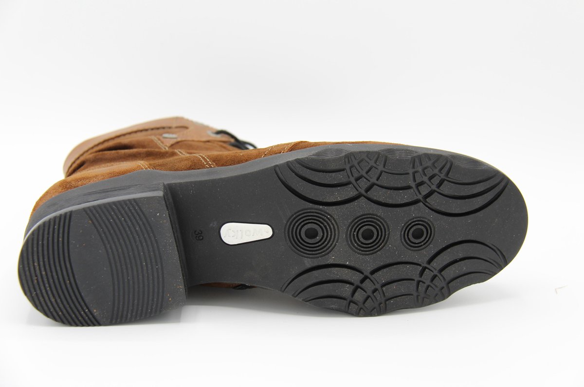 Wolky center Liverpool cognac veter bootie maat 42 Wolky center Liverpool cognac veter bootie maat 42