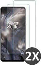 HB Glas Geschikt voor OnePlus Nord Screenprotector Glas Gehard Tempered Glass - 2 Stuks