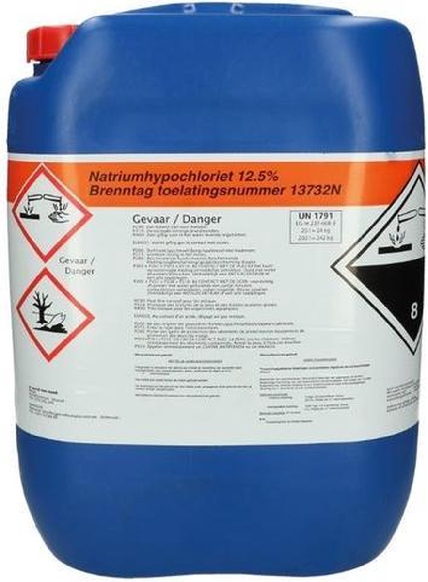 Brenntag Natriumhypochloriet 12,5% 24 kg