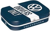VW Volkswagen Drivers Only - Pepermunt - Metalen Blikje - Mint Box