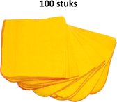 Sorprese - 100 stuks - stofdoeken - 40x50 cm - stofdoek - stofdoeken geel - stofdoekjes