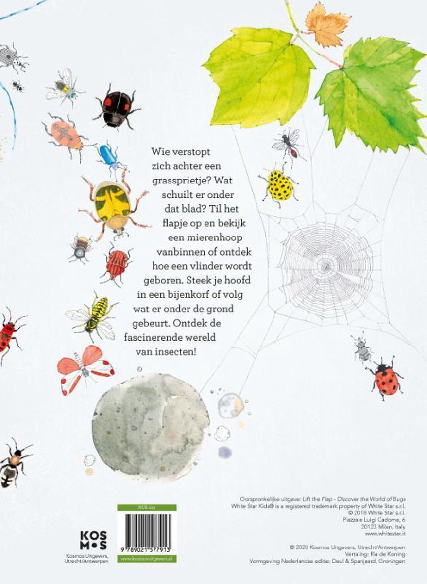 Ontdek de wereld van insecten - back cover