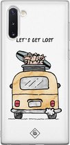 Samsung Note 10 hoesje siliconen - Let's get lost | Samsung Galaxy Note 10 case | multi | TPU backcover transparant