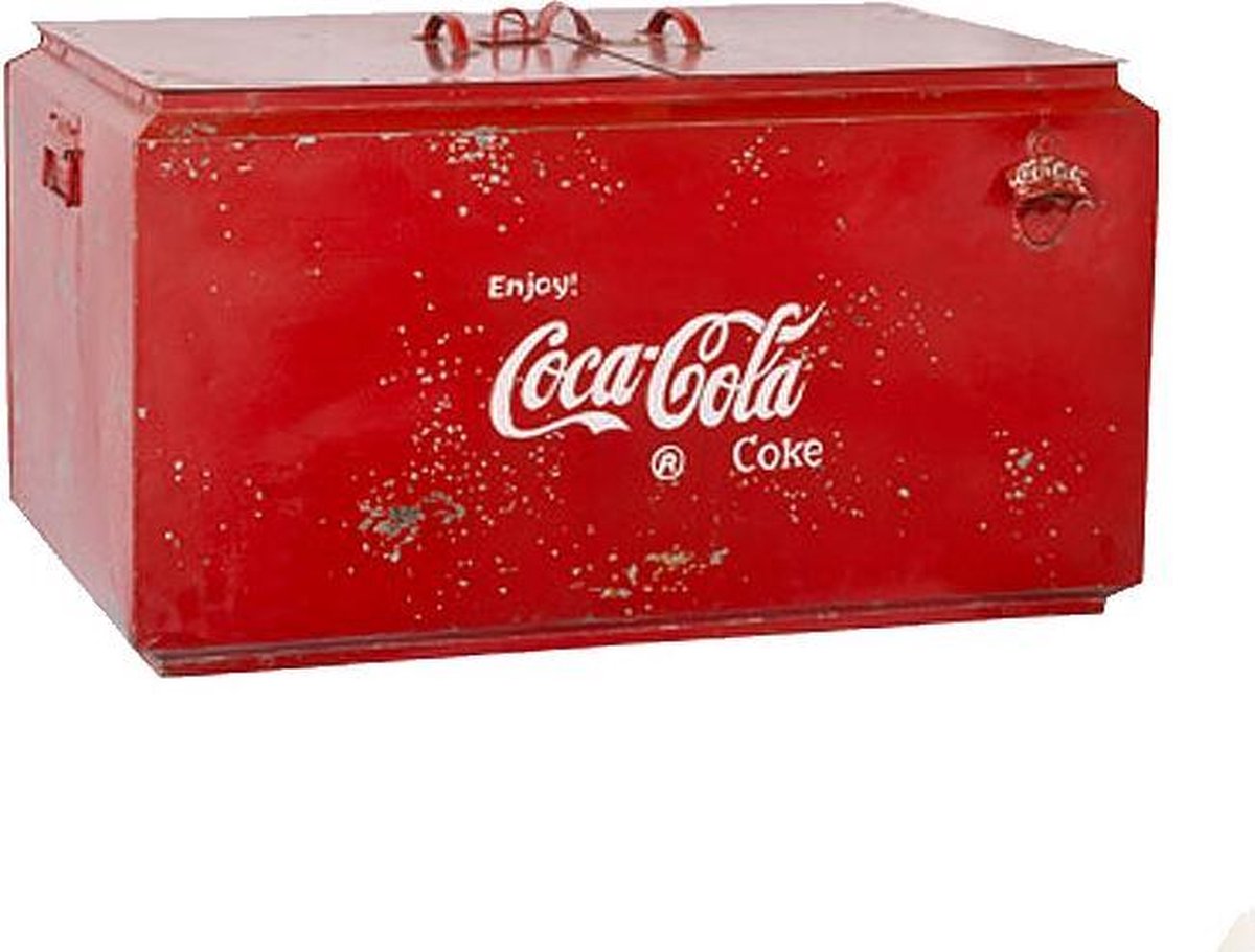 By Kohler Coca Cola Cooler Box - Vintage opbergdoos - Metaal