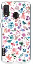 Casetastic Samsung Galaxy A20e (2019) Hoesje - Softcover Hoesje met Design - Flowers Wild Nature Print